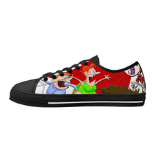 Load image into Gallery viewer, Tune Rubber Outsoles Low-Top Canvas Shoes - Black
