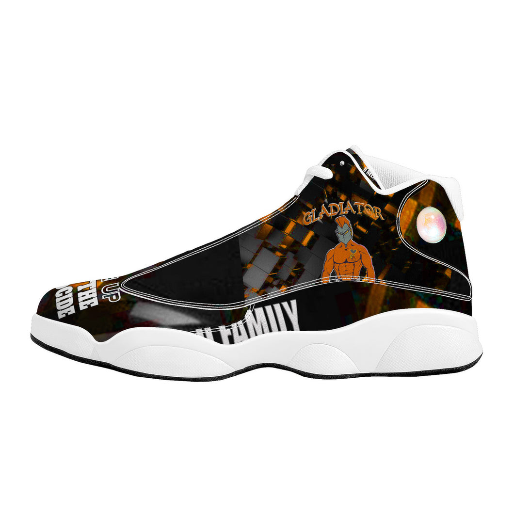 ORANGE SF_D89 Basketball Shoes - White