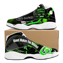 Load image into Gallery viewer, NO GUNS GREEN  of SF_D89 Basketball Shoes - White
