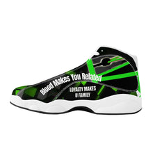 Load image into Gallery viewer, NO GUNS GREEN  of SF_D89 Basketball Shoes - White
