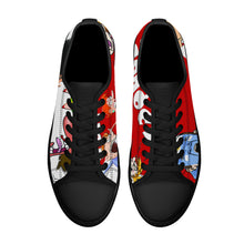 Load image into Gallery viewer, Tune Rubber Outsoles Low-Top Canvas Shoes - Black
