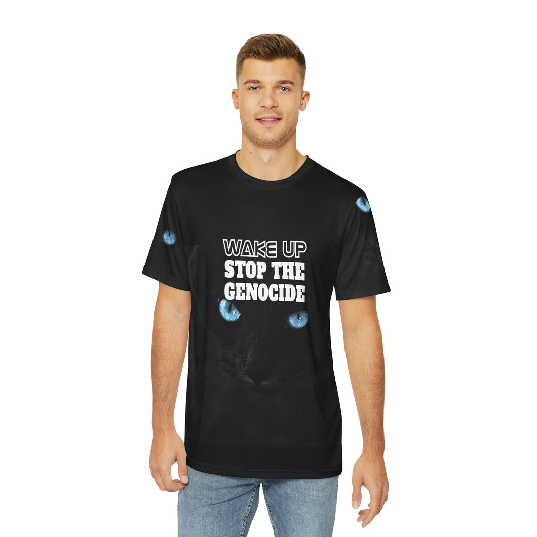 CAT EYES Men's Polyester Tee (AOP)