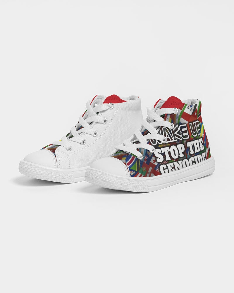 Red Rover World Kids Hightop Canvas Shoe
