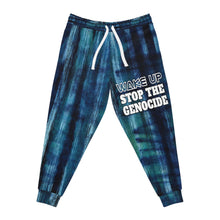 Load image into Gallery viewer, BLUE PLAID Athletic Joggers (AOP)
