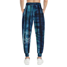 Load image into Gallery viewer, BLUE PLAID Athletic Joggers (AOP)
