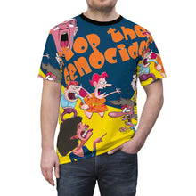 Load image into Gallery viewer, BLUEGREEN CARTOON Unisex Cut &amp; Sew Tee (AOP)
