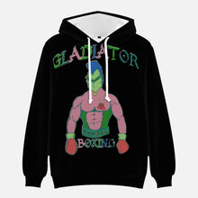 Load image into Gallery viewer, 268. Black Sweet Round Collar Hoodie
