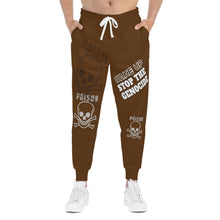 Load image into Gallery viewer, BROWN Athletic Joggers (AOP)
