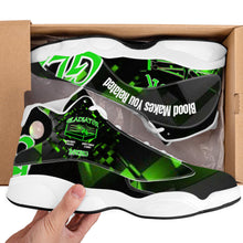 Load image into Gallery viewer, NO GUNS GREEN  of SF_D89 Basketball Shoes - White
