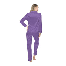 Load image into Gallery viewer, BLUE BERRY Women's Satin Pajamas (AOP)
