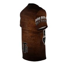 Load image into Gallery viewer, BROWN BMW Unisex Cut &amp; Sew Tee (AOP)
