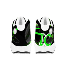 Load image into Gallery viewer, NO GUNS GREEN  of SF_D89 Basketball Shoes - White
